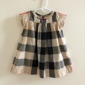 burberry baby dress 12m